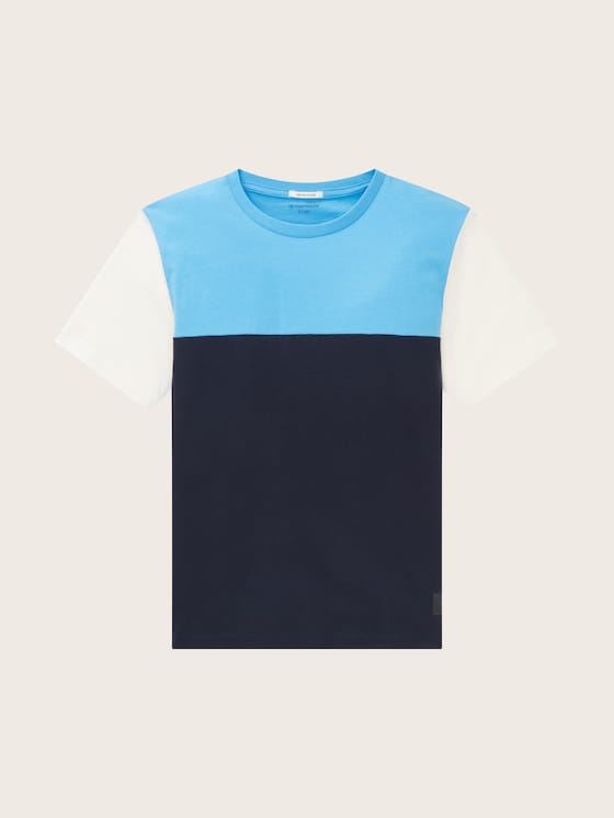 T-Shirt mit Colour Blocking