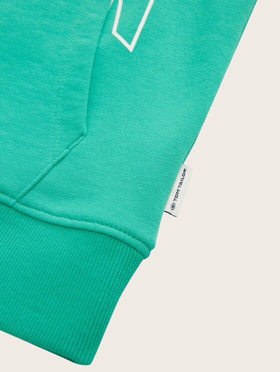 Hoodie met tekstprint
