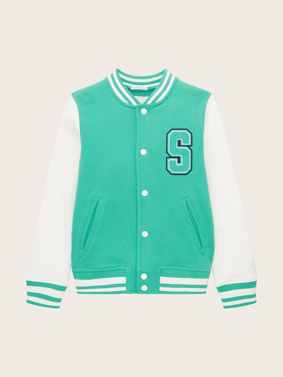 College Sweatshirtjas door Teen Boys, holly green