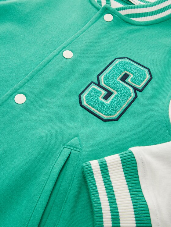 College sweatshirt jacket