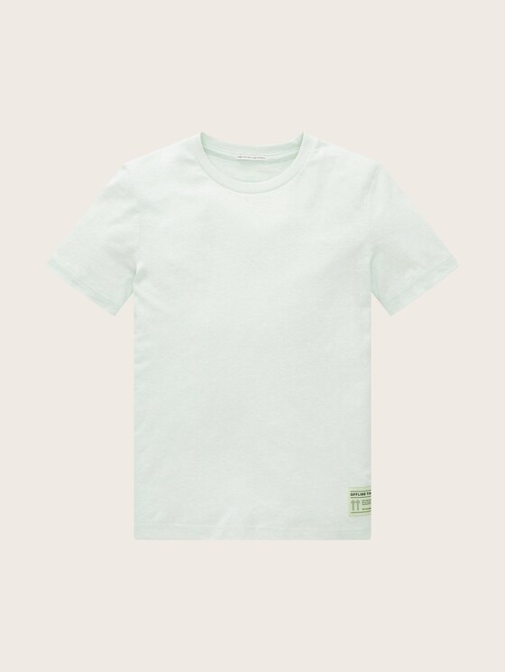 T-shirt in a melange look