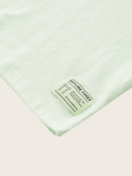 T-shirt in a melange look