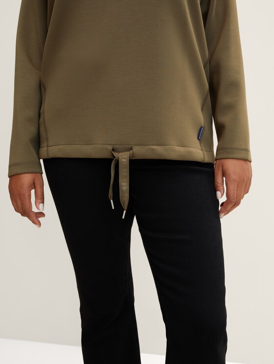 Plus - Sweatshirt mit Rundhalsausschnitt