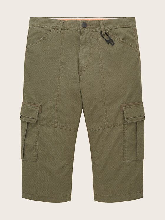 Gemusterte Cargo Shorts