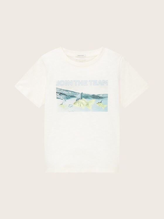 T-shirt avec photo imprimée