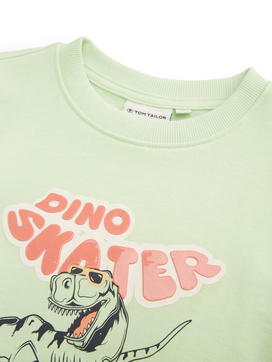 Sweatshirt mit Motiv-Print