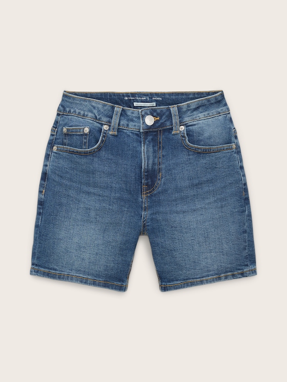 Bermuda denim shorts