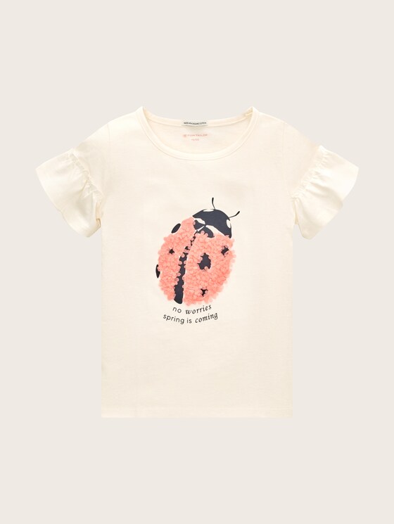 T-shirt met ruches