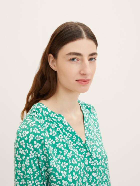 Gemusterte Bluse