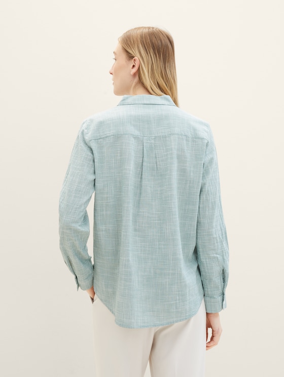 Bluse mit Brusttaschen von Women, Sea Pine Green