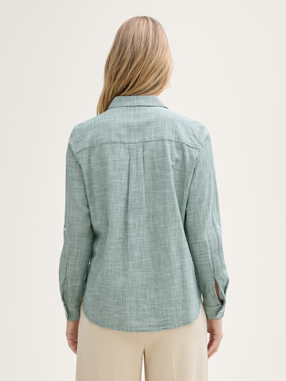 Bluse mit Brusttaschen von Women, explorer green