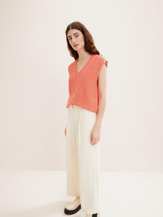 Slipover in gemêleerde look