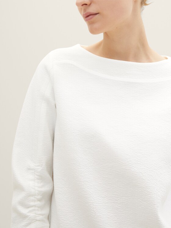 Sweatshirt mit Struktur