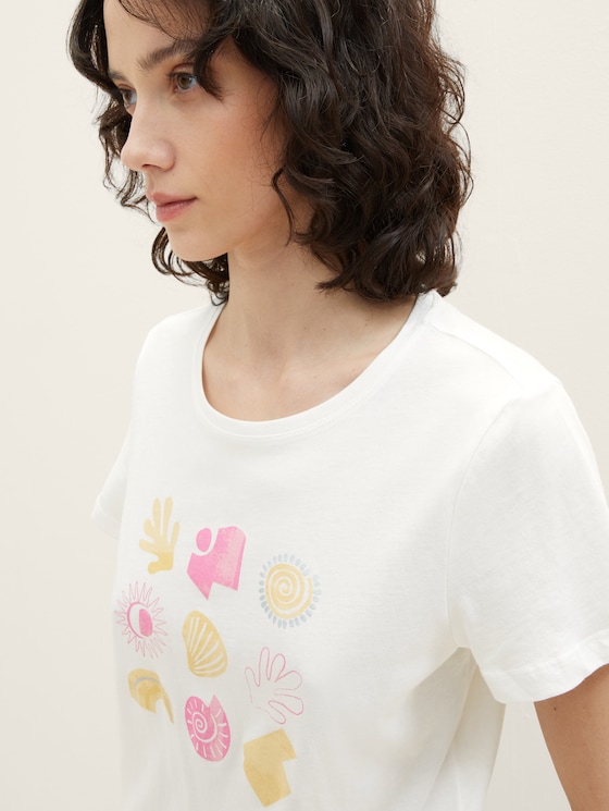 T-shirt with a print by Tom Tailor