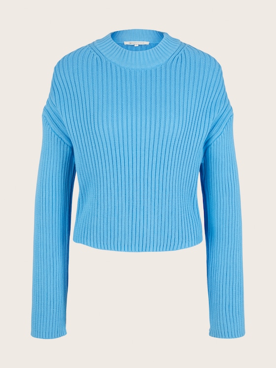 Pullover with a round neckline by Tom Tailor