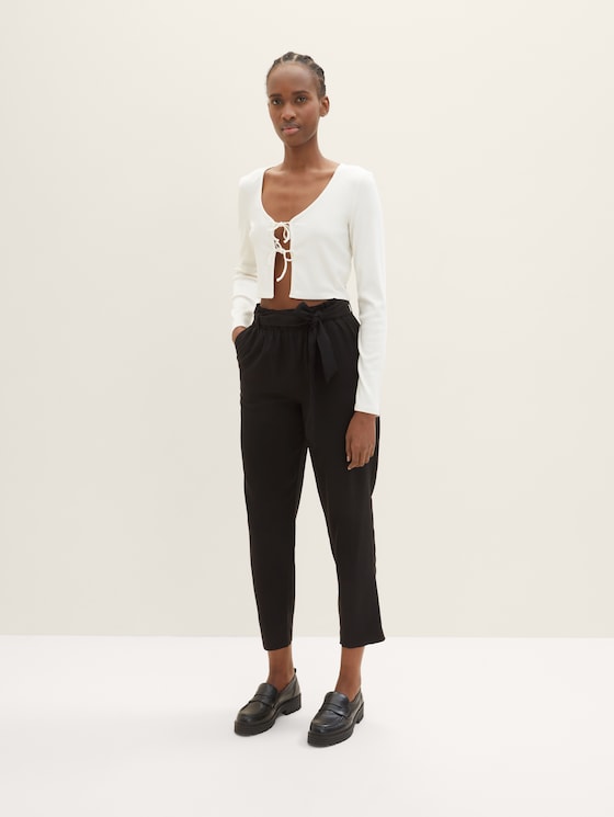 Tapered relaxed broek