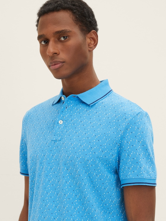 Gedessineerde poloshirt