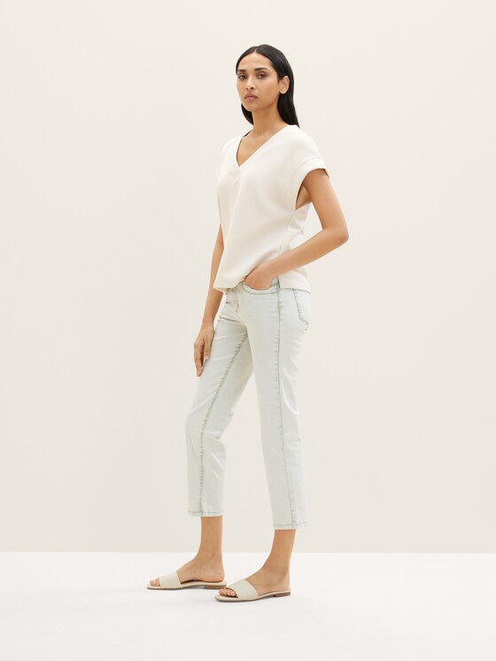 Alexa Straight Cropped Jeans