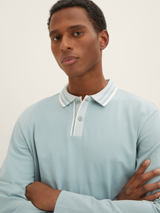Long-sleeved polo shirt