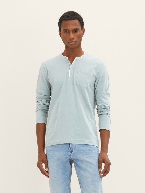 Langarmshirt mit Brusttasche