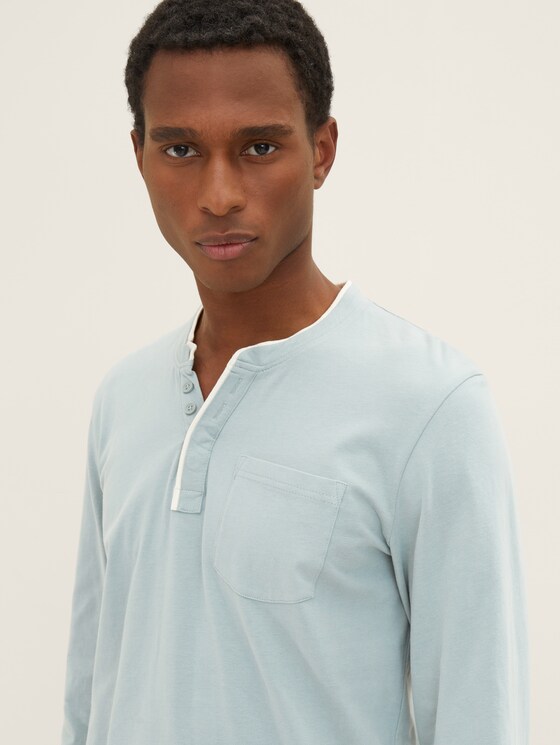 Langarmshirt mit Brusttasche