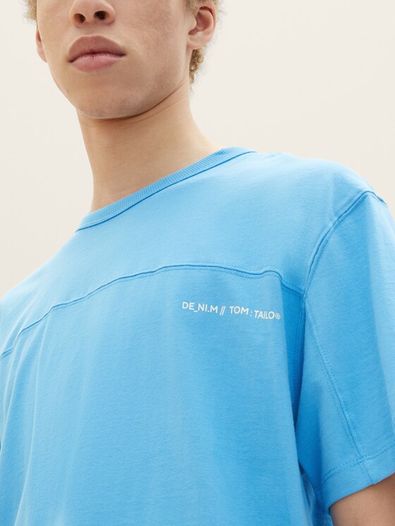 T-Shirt mit Logo Print