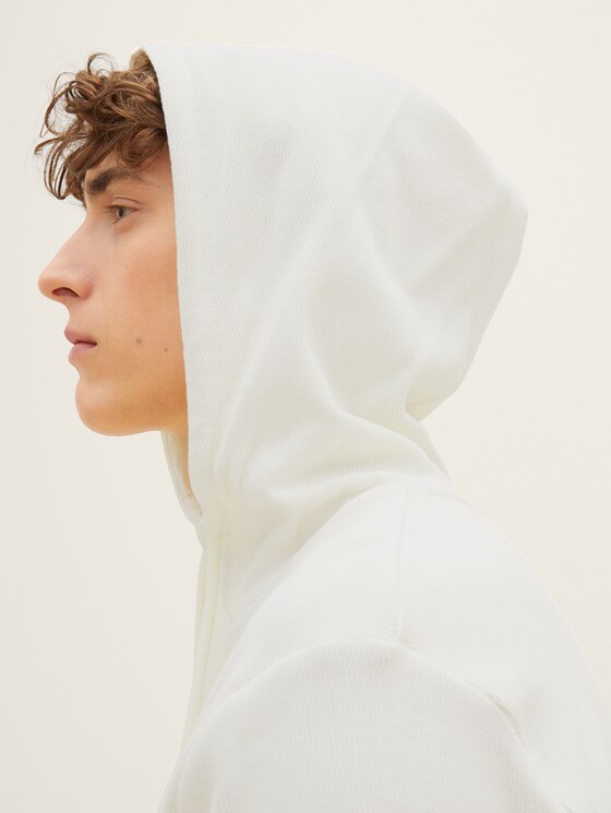 Hoodie mit Struktur