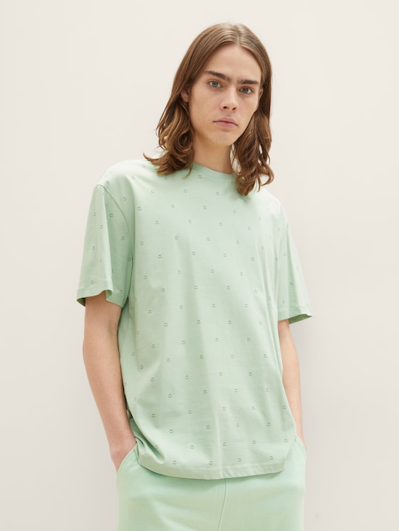 T-Shirt mit Allover-Print