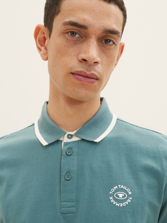 Poloshirt mit Logo Print