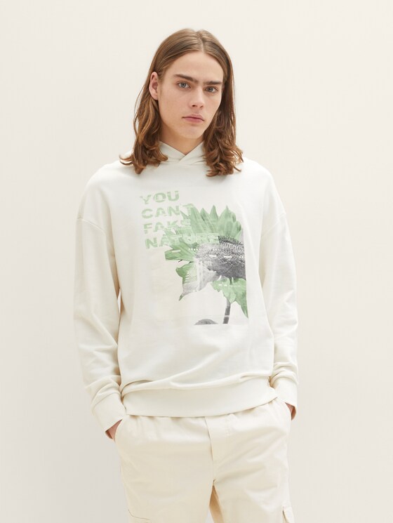 Hoodie with a photo print