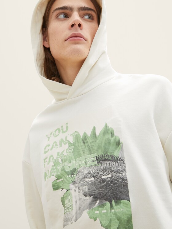 Hoodie with a photo print