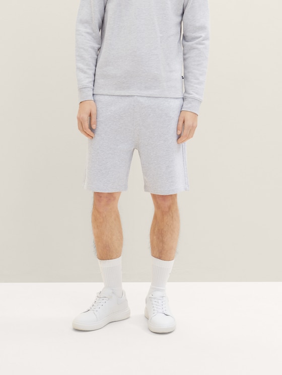 Basic Jogger Shorts door Denim Male, Light Stone Grey Melange