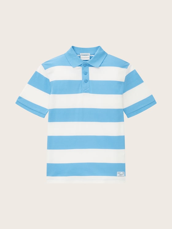 Polo shirt with applications