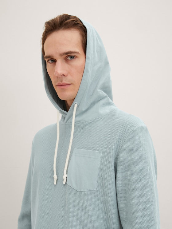 Hoodie mit Struktur