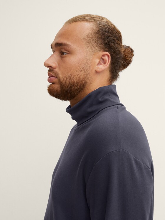 Plus - Langarmshirt mit Rollkragen