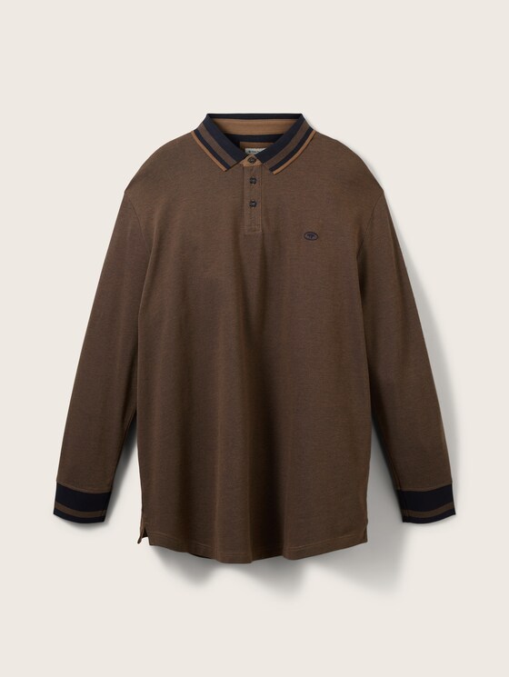 Plus - Basic Langarmpolo