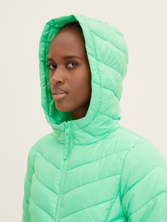 Lightweight jacket with a hoodie