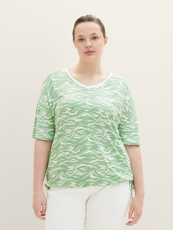 Plus - T-shirt with an all-over print