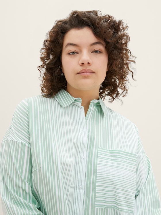 Plus - striped blouse
