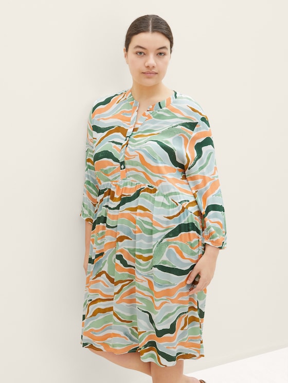 Plus - patterned dress