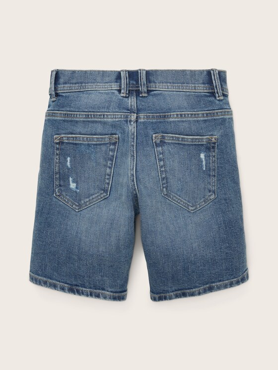 Denim shorts in a used look by Tom Tailor