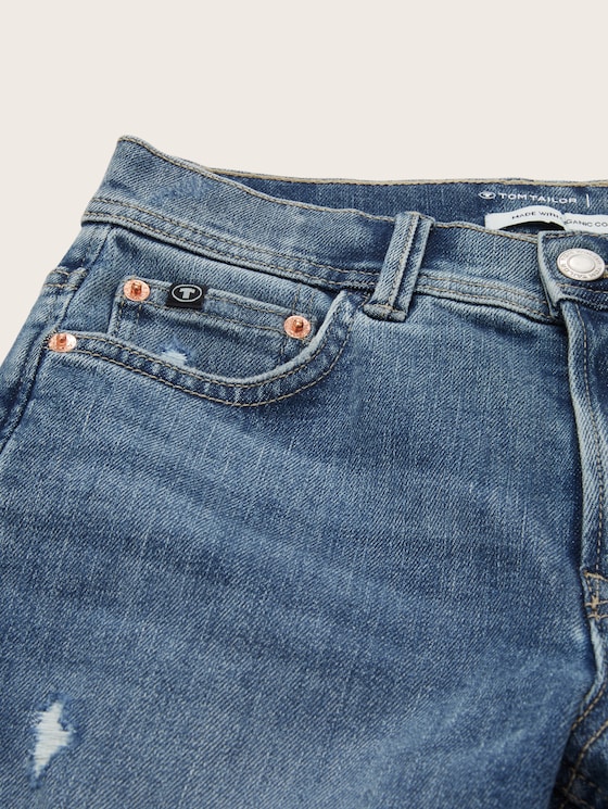Jeansshorts in Used-look