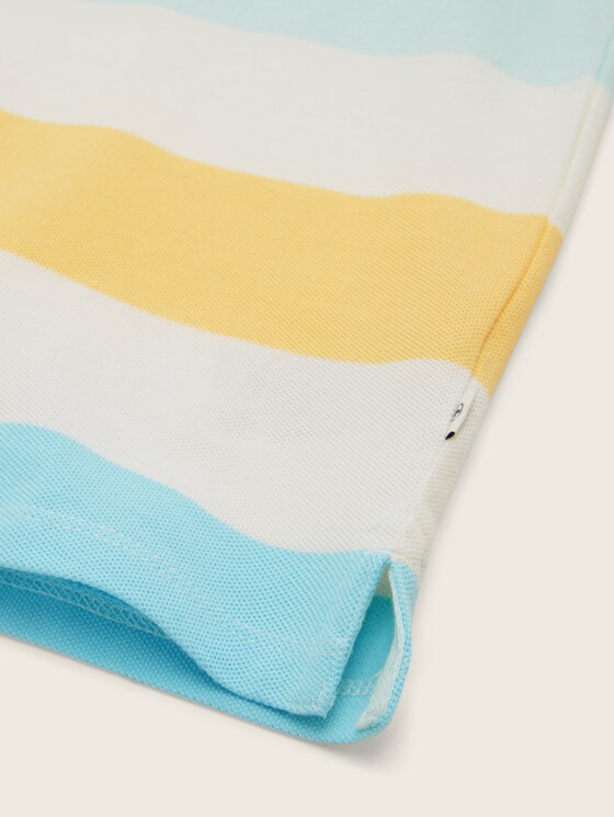 Striped polo shirt