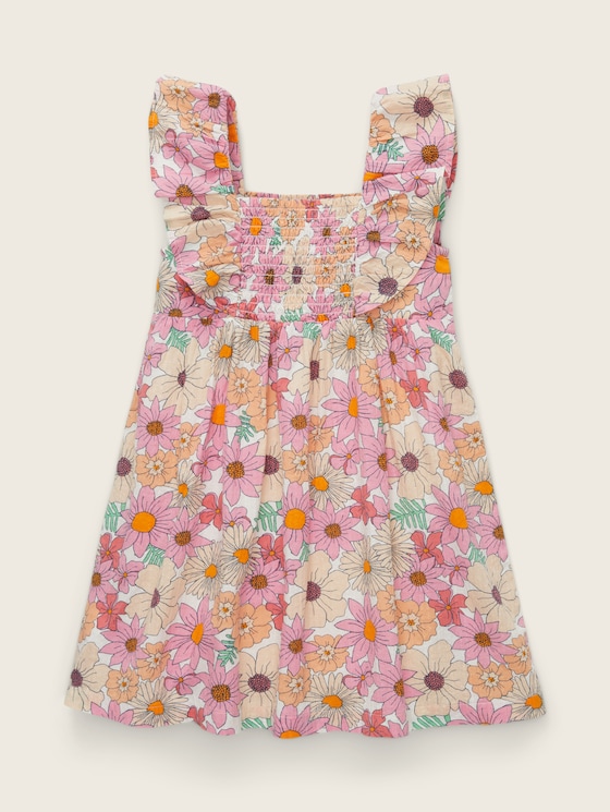 Dress with a floral pattern