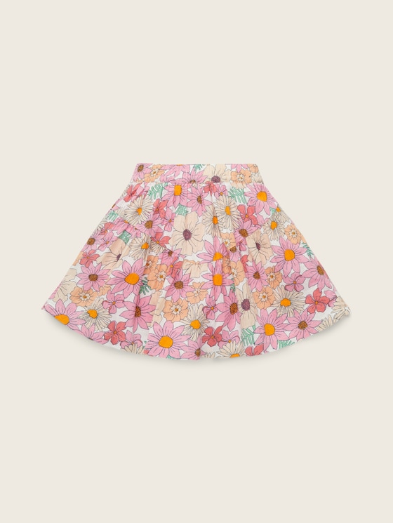 Rok met bloemenmotief door Mini Girls, big wildflower print