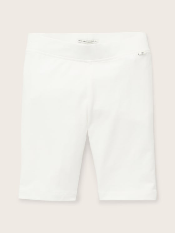 Korte legging door Mini Girls, Whisper White