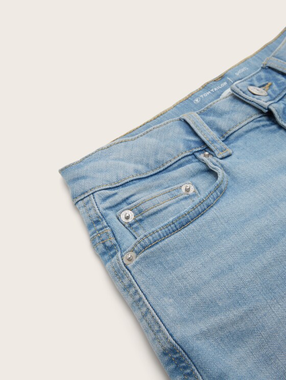Jeansshorts mit leichter Waschung