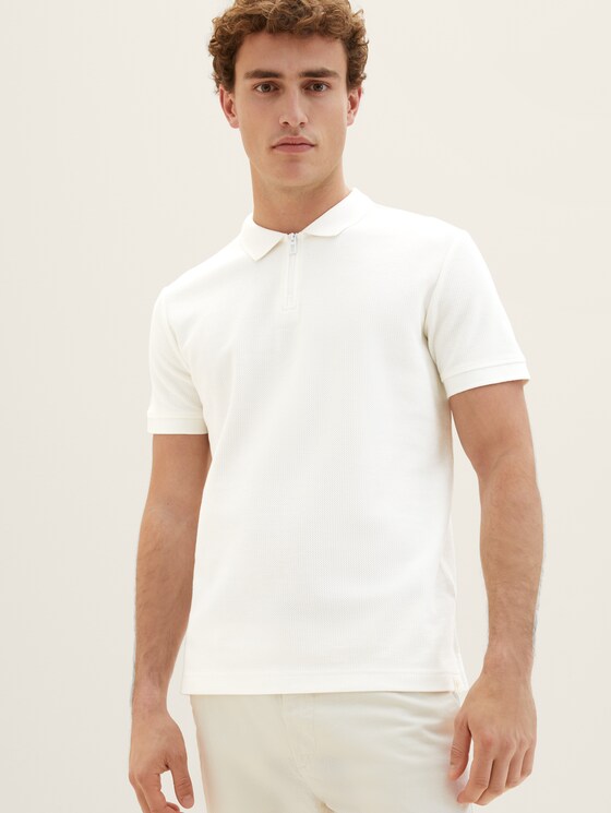 Poloshirt mit Struktur