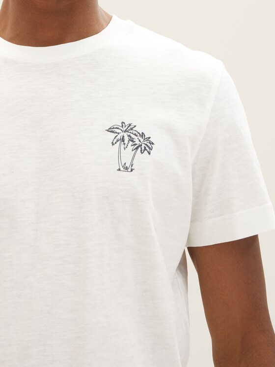 T-shirt with a motif print