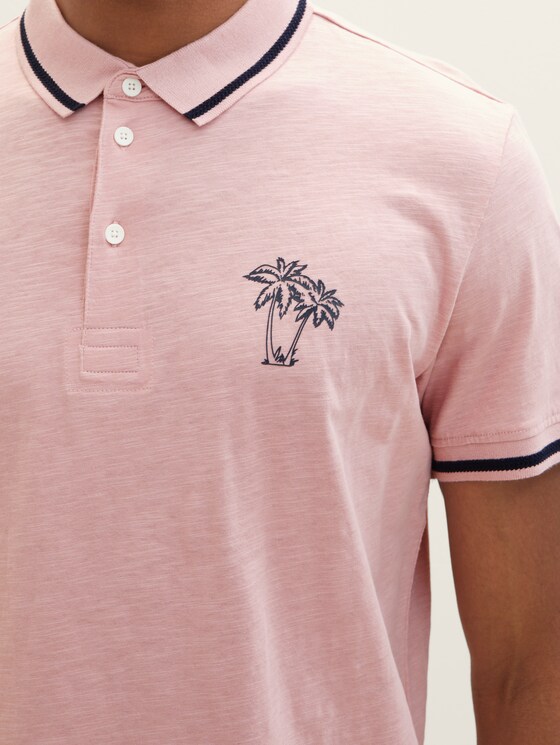 Polo shirt with a print